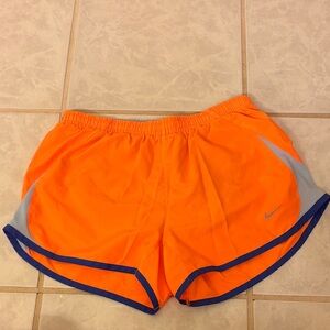 Nike Women's Bright Orange Athletic Shorts